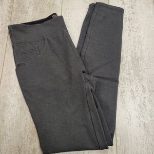 Assets by Spanx Charcoal Gray Leggings Size Medium